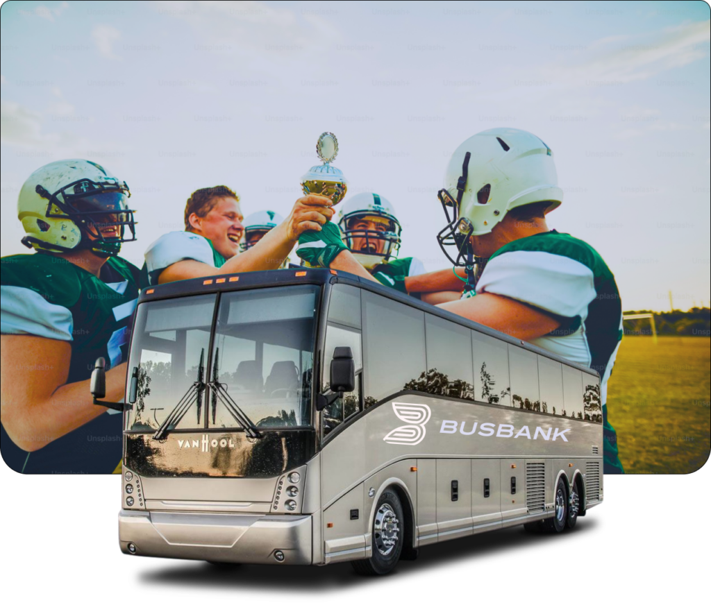 football team bus rentals