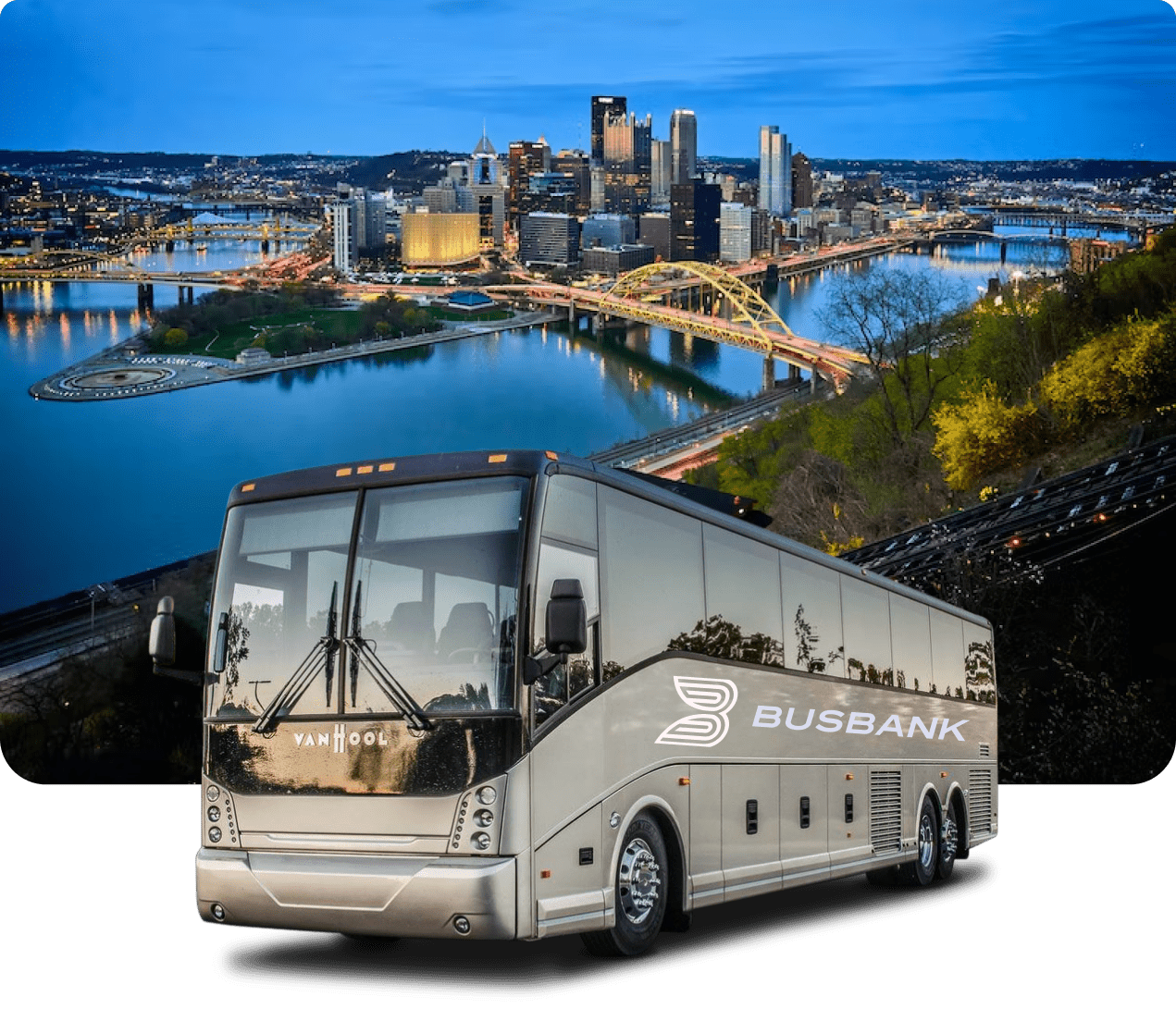 Pittsburgh Charter Bus Rentals BusBank